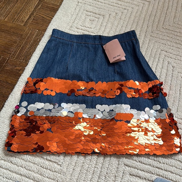 MIU MIU Sequin Skirt